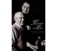 James Leve Kander and Ebb (Tascabile) Yale Broadway Masters Series