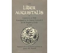 James M. Powell The Liber Augustalis or Constitutions of Melf (Copertina rigida)