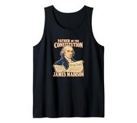 James Madison Padre della Costituzione Ritratto Canotta