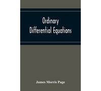 James Morris Page Ordinary Differential Equations (Tascabile)