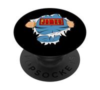 James Name Superhero Gift for Boys Named James PopSockets PopGrip Adesivo