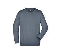 James & Nicholson Felpa Comfort Classica con Collo Rotondo (4XL, Carbon)