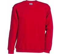James+Nicholson - Felpa unisex JN 040 Rosso rosso L