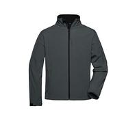 James & Nicholson Giacca da uomo, Uomo, Men's Softshell Jacket, Black, 50