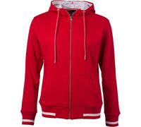 James & Nicholson - Giacca - Donna Rosso/Bianco Small
