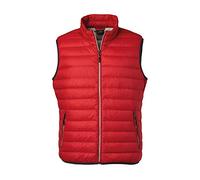 James & Nicholson - Gilet - Uomo Red/Silver XL