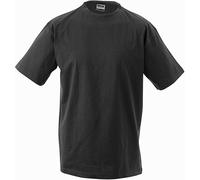 JAMES & NICHOLSON JN002 - Maglietta a maniche corte, collo rotondo, 180 g/m², da uomo grafite M