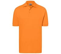 James & Nicholson Polo Classic, Polo Uomo, Arancione, XXL