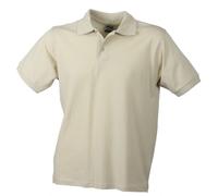 James & Nicholson Polo Classic, Polo Uomo, Beige (Stone), S