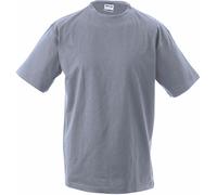 James & Nicholson - T-Shirt - Basic - Collo a U - Maniche Corte - Uomo Grafite Small