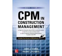 James O'Brien Fredric Plo CPM in Construction Management, Eighth Ed (Tascabile)