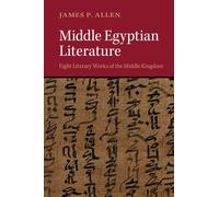 James P. Allen Middle Egyptian Literature (Copertina rigida)