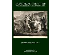 James P. Driscoll Shakespeare's Identities (Copertina rigida)