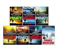 James Patterson Private Series Books 9 - 15 Collection Set (Private Vegas, Private Sydney, Private Paris, The Games, Private Delhi, Private Princess & Private Moscow)