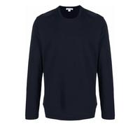 James Perse - Pima Cotton Long Sleeve Crew T-Shirt - - Tops - Uomo - Blu - 2XL