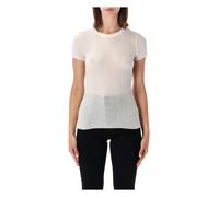 James Perse - T-shirt a coste corte - - Tops - Donna - Bianco - S