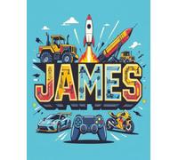 James Personalized Notebook: Contains select sheets w/inspirational quotes and is perfect for journaling, note taking, ,or just having fun and getting creative. Printed on high quality paper it is perfectly sized (8.5x11) perfect for notes or big jobs.