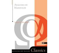 James R. Munkres Analysis On Manifolds (Tascabile)