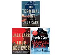 James Reece Series 3 Books Collection Set By Jack Carr (The Terminal List, True Believer, Savage Son)