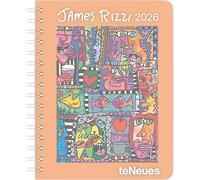 James Rizzi 2026 - Diary - Buchkalender - Taschenkalender - Kunstkalender - 16,5x21,6: Diary