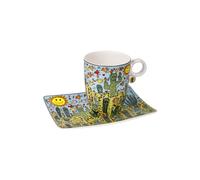 James Rizzi Tazza Pop Art Con Saucer Desert Life 350ml Goebel Porcellana
