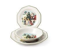 H+H Servizio tavola Christmas Cheer natalizio 18 pezzi in ceramica