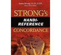 James Strong Strong'S Handi-Reference Concordance (Tascabile)
