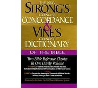 James Strong W. Strong's Concise Concordance and Vine's Conci (Copertina rigida)
