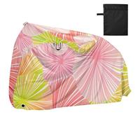 James Style Tie-dye rosa giallo impermeabile copertura per bici con fori di blocco interni esterni Storage Mountain Road Bike copertura adatta per la maggior parte dei cobertor para