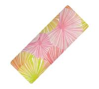 James Style Tie-dye rosa giallo stampato tappetino da yoga da viaggio spessore 1 mm per la casa antiscivolo, con tappetino da yoga tapete para ejercicio 180,3 x 66 cm