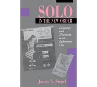 James T. Siegel Solo in the New Order (Tascabile)