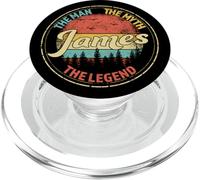 James The Man The Myth The Legend Men Nome personalizzato PopSockets PopGrip per MagSafe