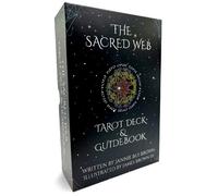 The Sacro Ragnatela Tarocco Mazzo Carte & Guida Harper One Da Jannie Eng Marrone