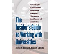 James W. Dean Jr. Debor The Insider's Guide to Working with (Copertina rigida)