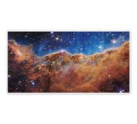 James Webb - Open star cluster in Carina Nebula (NIRCam) Poster
