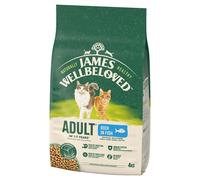 JAMES WELLBELOVED Adult 4 kg alimento secco completo per gatti adulti 1-7 anni ricco di pesce