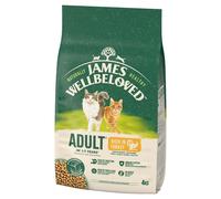 JAMES WELLBELOVED Adult 4 kg Alimento secco completo per gatti adulti da 1 a 7 anni ricco di tacchino