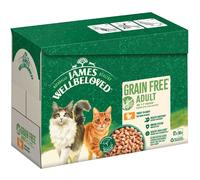James Wellbeloved Adult Cat Grain Free Tacchino Alimento umido per gatti - 12 x 85 g