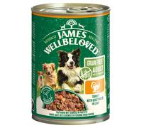 James Wellbeloved Adult Grain Free Hypoallergenic Tacchino in paté - 6 x 400 g