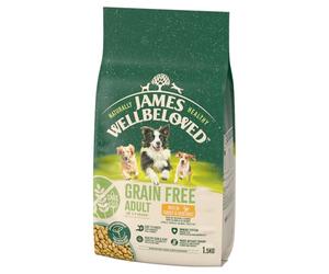 JAMES WELLBELOVED Grain Free Regno di tacchino e verdure, 1,5 kg