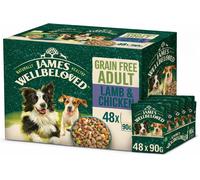 James Wellbeloved Megapack Adulto Cane Agnello Pollo (48 x 90 g)