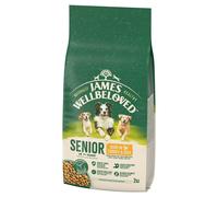 JAMES WELLBELOVED Senior 2 kg alimento secco completo per cani anziani >7 anni ricco di tacchino e riso