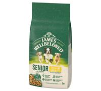 JAMES WELLBELOVED Senior 2 kg sucha alimento completo per cani anziani >7 anni ricco di agnello e riso