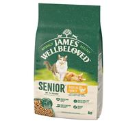 JAMES WELLBELOVED Senior 4 kg alimento secco completo per gatti anziani >7 anni ricco di tacchino