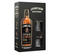 Jameson Black Barrel Irish Whiskey, Confezione Regalo con 2 Bicchieri Tumbler, vol 40%, 70CL