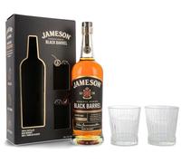 Jameson Black Barrel Irish Whiskey, Confezione Regalo con 2 Bicchieri Tumbler, vol 40%, 70CL