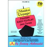 Jamey Aebersold Play-A-Long Series - Vol. 54, Maiden Voyage: Fourteen Easy-To-Play Jazz Tunes (Book & CD Set) by Jamey Aebersold Play-A-Long Series (2000-06-28)
