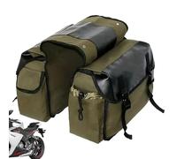 jamgeery Borse da Sella per Motociclette - Organizer Impermeabile In Tela,Borsa Laterale Per Motocicletta | Per Bicicletta Scooter Ciclismo Turismo Pendolarismo Viaggio Gita Guida Urbana