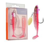 jamgeery Esche Per Persico Per Acque Dolci, Attrezzatura Da Con Amo Per Swimbaits Persico, Swimbaits Crankbaits Per Fiumi Laghi Stagni Coste Acqua E Salata