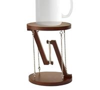 jamgeery Illusione galleggiante, statuetta scientifica sospesa in legno, giocattolo da scrivania, per interni ed esterni, per feste, uffici, ufficio, scrivania, porta d'ingresso